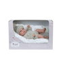 Muñecas Arias Muñeca Elegance Natal Beige de 30 cm con Cojín