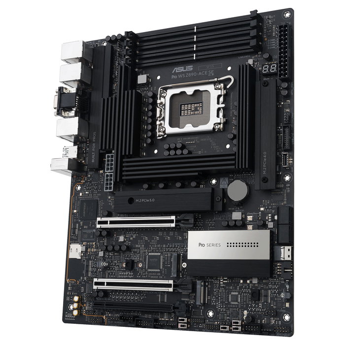 ASUS PRO WS Z890-ACE SE Placa Base Intel Z890 Socket LGA 1851 DDR5 ATX para PC Intel Core Ultra