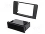 ACV Bastidor de montaje de radio para Mercedes M-Class (W164) 2005-2011, 2 DIN, negro