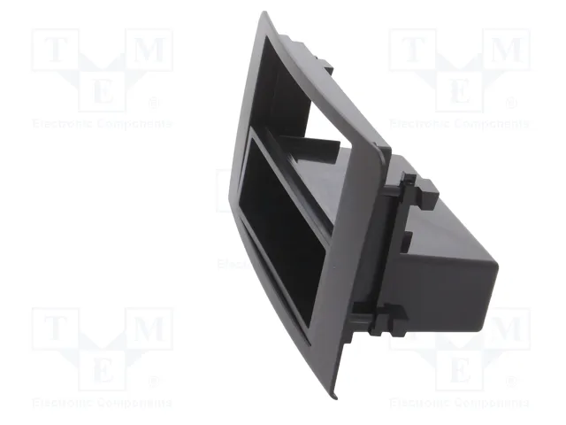 ACV Bastidor de montaje de radio para Mercedes M-Class (W164) 2005-2011, 2 DIN, negro
