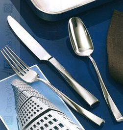 Sambonet Twist Cucharita Moca - Cubertería, Cuchara Moca en Acero Inoxidable 18/10 con Acabado Pulido Espejo (Set de 12)