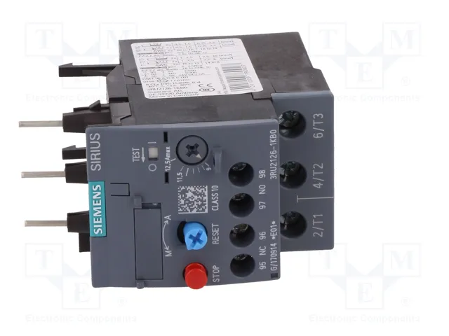 SIEMENS 3RU2126-1KB0 Relé Térmico S0 9...12,5A