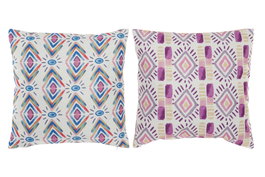 DKD Home Decor Set de 4 Cojines IKATS Multicolor 45x45 cm