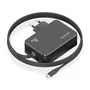 Aisens Cargador GaN 100W USB-C PD3.0 con cable de 1.8m Negro
