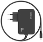 Aisens Cargador GaN 100W USB-C PD3.0 con Cable 1.8m Negro