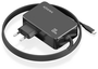 Aisens Cargador GaN 100W USB-C PD3.0 con Cable 1.8m Negro