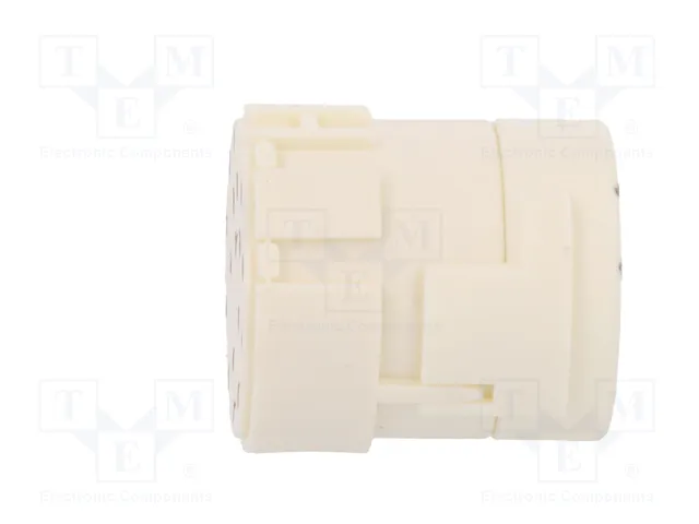 HARTING Conector M23 hembra con 17 pines y plantilla de contacto
