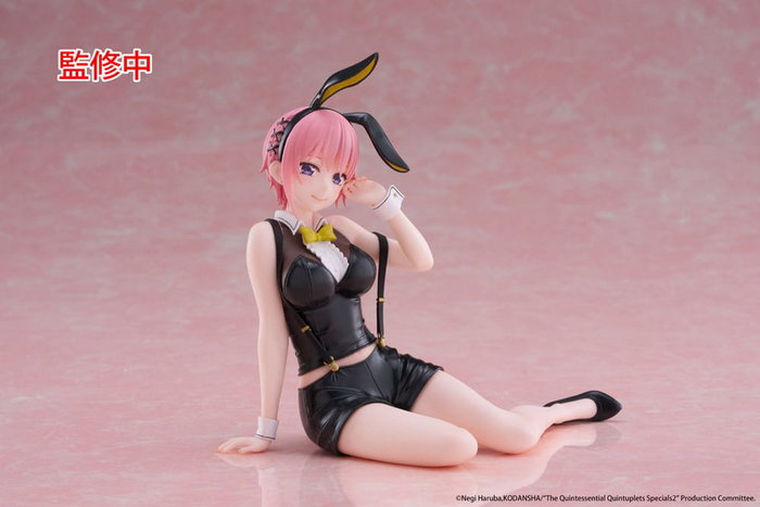 The Quintessential Quintuplets 3 Estatua PVC Desktop Cute Figure Ichika Nakano Bunny Ver. 13 cm