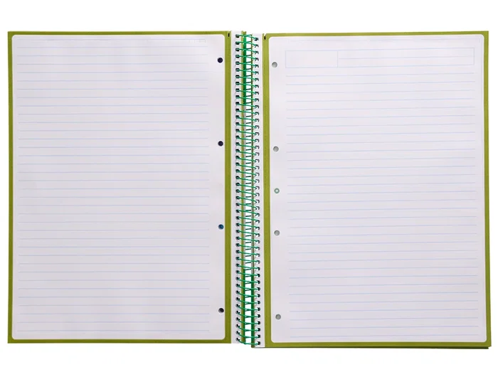 Antartik Cuaderno espiral micro A4 tapa dura 80 hojas 90 gr impresión horizontal