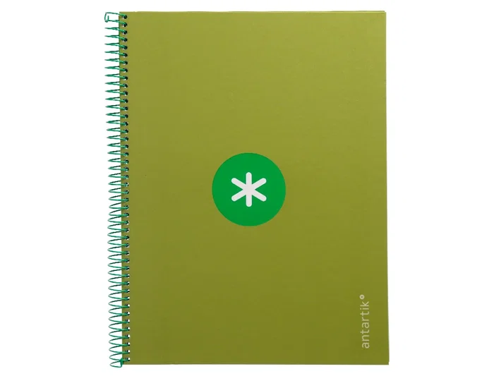 Antartik Cuaderno espiral micro A4 tapa dura 80 hojas 90 gr impresión horizontal