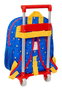 Mochila Escolar con Ruedas Mickey Mouse Clubhouse Good day Azul 28 x 34 x 10 cm