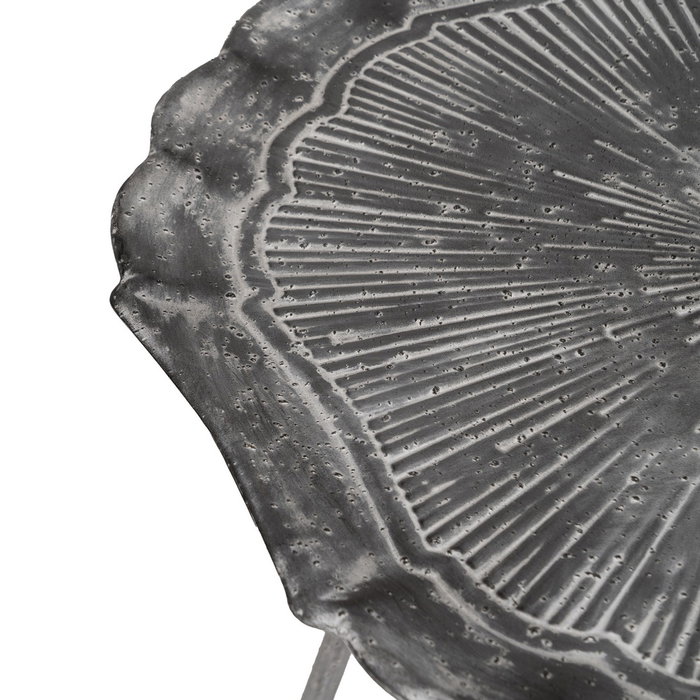 Mesita Gris Metal 55 X 55 X 61 cm