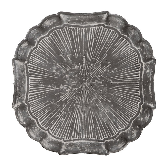 Mesita Gris Metal 55 X 55 X 61 cm