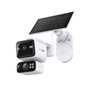 TP-Link Tapo C645D KIT - Cámara de Seguridad Inteligente Exterior 2K Dual Lente 360º con Panel Solar, Batería, IA, Visión Nocturna Color, WiFi, IP65