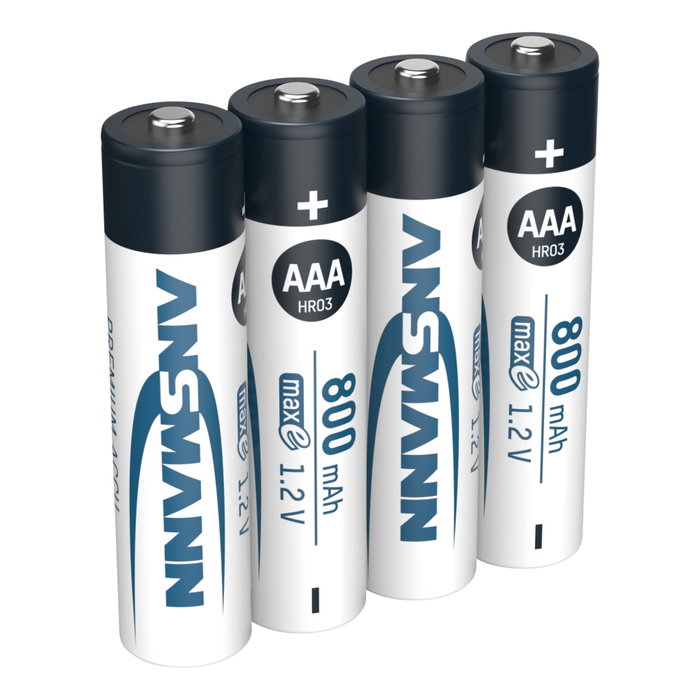 Ansmann maxE Pilas Recargables Micro AAA 800 mAh (Pack de 4)