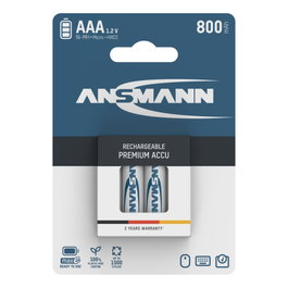 Ansmann maxE Pilas Recargables Micro AAA 800 mAh (Pack de 4)