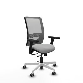 PIQUERAS Y CRESPO Silla de oficina Zulema con mecanismo Sincro/Traslack, Gris