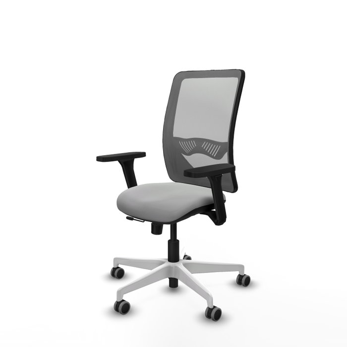 PIQUERAS Y CRESPO Silla de oficina Zulema con mecanismo Sincro/Traslack, Gris