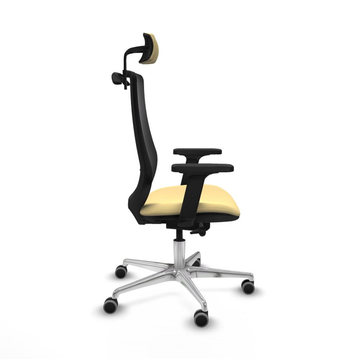 PIQUERAS Y CRESPO Silla de oficina Mardos Crema y Negro PIQUERAS Y CRESPO Silla de oficina Mardos Crema y Negro