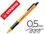 Stabilo Bolígrafo Pointball Retráctil Negro Punta 0,5 mm Co2 Neutral