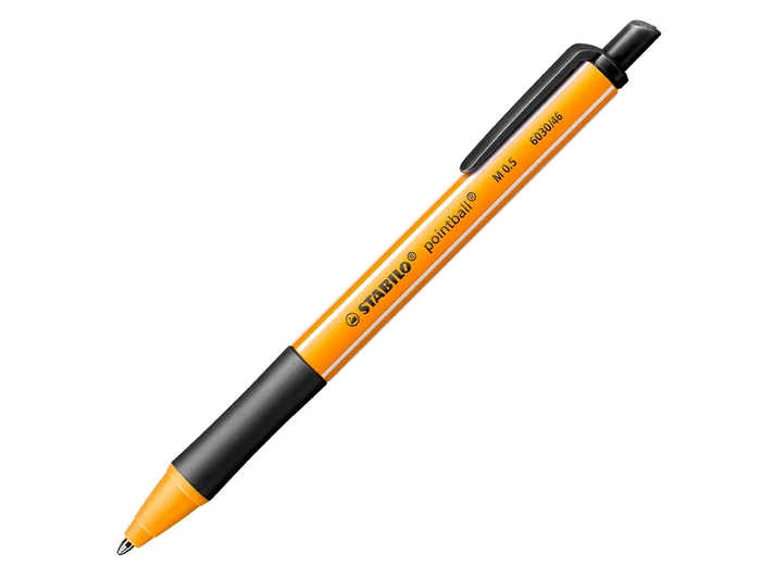 Stabilo Bolígrafo Pointball Retráctil Negro Punta 0,5 mm Co2 Neutral