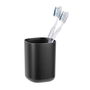 Wenko 24831100 Vaso para cepillo de dientes Davos Negro Mate ø 7,7 x 10,5 cm Plástico Alta Calidad