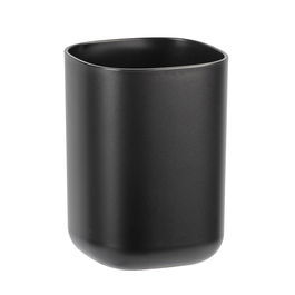Wenko 24831100 Vaso para cepillo de dientes Davos Negro Mate ø 7,7 x 10,5 cm Plástico Alta Calidad