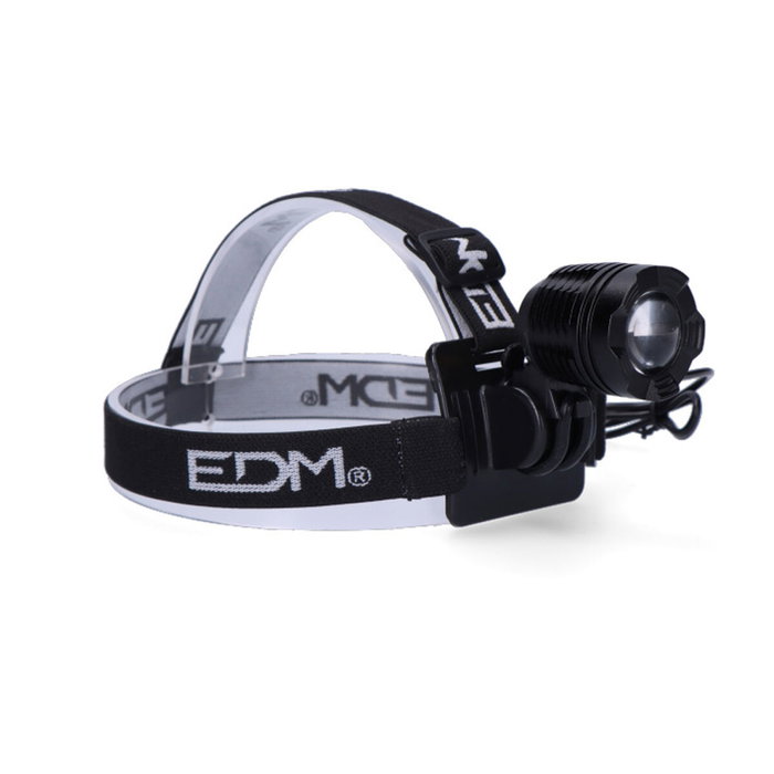 Edm Foco LED de Aluminio Recargable 180 lm con Función Frontal o Bicicleta Edm Foco LED de Aluminio Recargable 180 lm con Función Frontal o Bicicleta