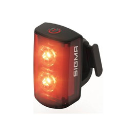 Sigma Buster RL 80 Luz Trasera Recargable 25 Lúmenes Visibilidad 1500m IPX4 2 LEDs