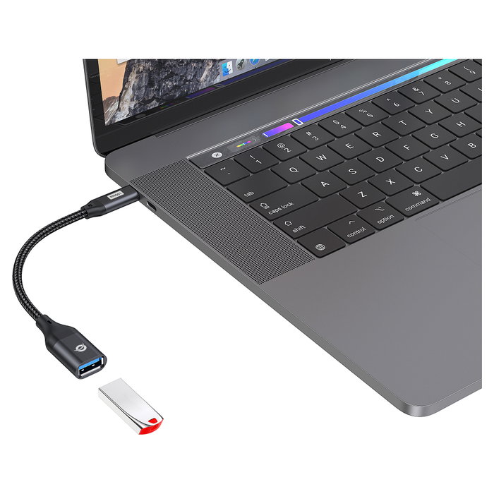 Conceptronic Adaptador USB-C a USB-A OTG ABBY18B Negro Conceptronic Adaptador USB-C a USB-A OTG ABBY18B Negro