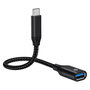 Conceptronic Adaptador USB-C a USB-A OTG ABBY18B Negro