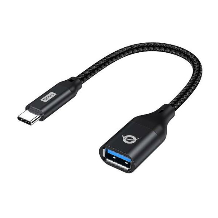 Conceptronic Adaptador USB-C a USB-A OTG ABBY18B Negro Conceptronic Adaptador USB-C a USB-A OTG ABBY18B Negro