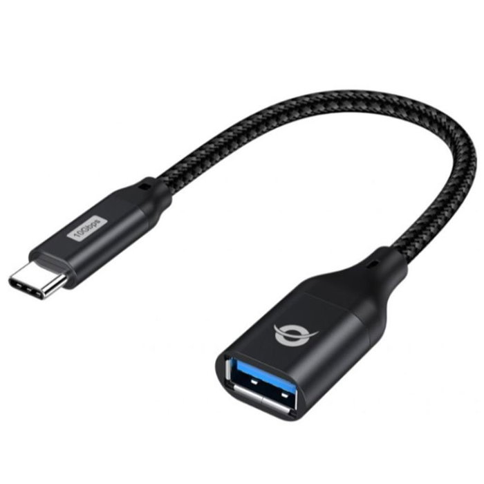 Conceptronic Adaptador USB-C a USB-A OTG ABBY18B Negro Conceptronic Adaptador USB-C a USB-A OTG ABBY18B Negro