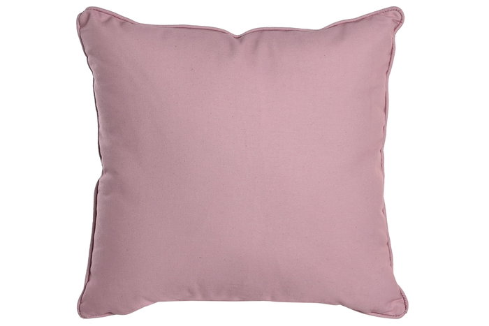 DKD Home Decor Set de 3 Cojines de Poliéster y Lino Tropical 45x45x15 cm