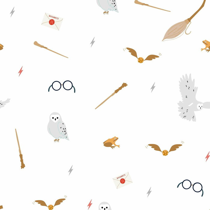 Funda Nórdica Harry Potter Hogwarts Nordic Multicolor 175 Hilos 180 x 220 cm Cama de 105