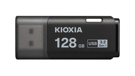 Kioxia LU301K128GG4 Unidad Flash USB 128 GB USB Tipo A 3.2 Gen 1 Negro