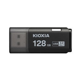 Kioxia LU301K128GG4 - Unidad Flash USB 128 GB USB 3.2 Gen 1 Tipo A, Color Negro, Alta Velocidad de Transferencia