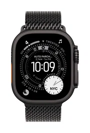 Apple Titan Milanaise Armband, Negro, 49mm, M