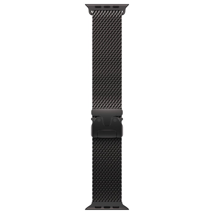 Apple Titan Milanaise Armband, Negro, 49mm, M Apple Titan Milanaise Armband, Negro, 49mm, M
