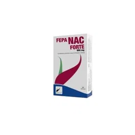 FEPADIET Fepa Nac Forte 600Mg - 60 Cápsulas - Complemento de N-Acetil L-Cisteína - Sin Gluten, Apto para Veganos y Vegetarianos