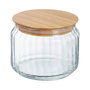 Luminarc Tarro de Cristal con Tapa de Bambú NOVA JAR 0,5L