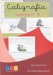 Caligrafia pauta montessori, Mª Carmen Puerta Puerta - GEU