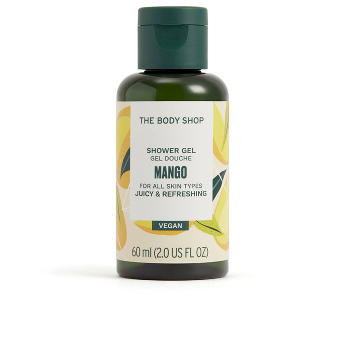 The Body Shop Gel de Ducha Mango - 60 ml - Vegano con ingredientes naturales, envase 100% reciclado The Body Shop Gel de Ducha Mango - 60 ml - Vegano con ingredientes naturales, envase 100% reciclado