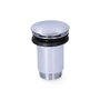 EDM Desagüe Universal Clic-Clac para Lavabo y Bidé, Cromado, Ø 66 x 102 mm
