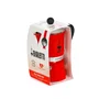 Bialetti Moka Express Cafetera Italiana 3 Tazas Color Roja de Aluminio Pulido