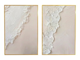 DKD Home Decor Cuadro Aluminio MDF Abstracto 80x3,5x120 (Pack de 2)