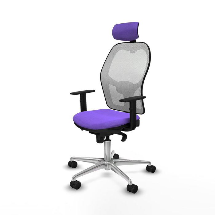 PIQUERAS Y CRESPO Silla de oficina Jorquera Lila y Blanco PIQUERAS Y CRESPO Silla de oficina Jorquera Lila y Blanco