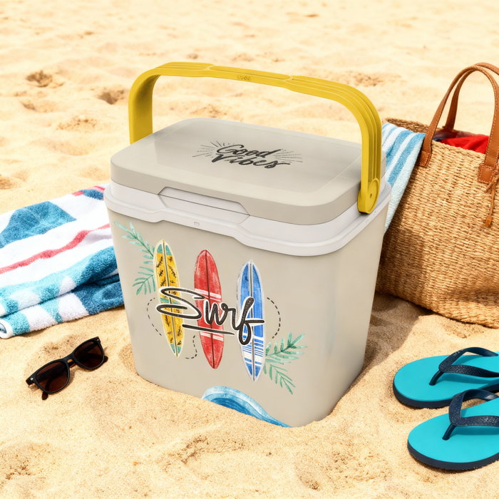 Inde Nevera Iml Aquapro 25 Litros, Enfriador Portátil 28.4 x 35.4 x 37.3 cm (2 Unidades)