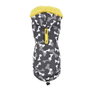 Nayeco Camuflabones Chaqueta para Perro Gris 20 cm Impermeable con Capucha y Forro de Borreguito