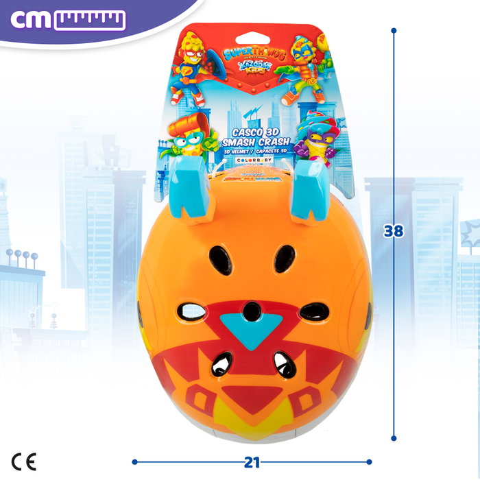 SuperThings Casco de patinete 3D Smash Crash SuperThings Casco de patinete 3D Smash Crash